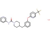 N-3-PYRIDINYL-4-[[3-[[5-(TRIFLUOROMETHYL)-2-PYRIDINYL]OXY]PHENYL]METHYL]-1-PIPERIDINECARBOXAMIDE HYDRATE