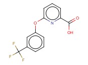 6-(3-三氟甲基)苯氧基-2-<span class='lighter'>吡啶甲酸</span>