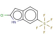 2-CHLORO-6-PENTAFLUOROSULFANYL-1H-INDOLE