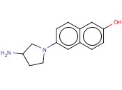 6-(3-AMINO-1-PYRROLIDINYL)-2-<span class='lighter'>NAPHTHOL</span>