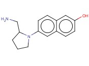 6-[2-(AMINOMETHYL)-1-PYRROLIDINYL]-2-<span class='lighter'>NAPHTHOL</span>