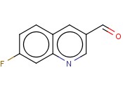 7-FLUORO-3-<span class='lighter'>QUINOLINECARBOXALDEHYDE</span>