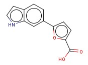 5-(1H-INDOL-6-YL)-<span class='lighter'>2-FUROIC</span> ACID