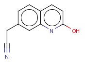 2-HYDROXYQUINOLINE-7-<span class='lighter'>ACETONITRILE</span>