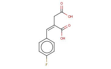 2-(4-FLUORO-BENZYLIDENE)-<span class='lighter'>SUCCINIC</span> ACID