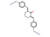 2,6-双(4-叠氮苯亚甲基)环己酮(加约30%水湿润,本品干重约为25g)[<span class='lighter'>用于</span>感光材料<span class='lighter'>的</span>研究]
