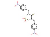 4H-THIOPYRAN-4-ONE,TETRAHYDRO-3,5-BIS[(4-NITROPHENYL)METHYLENE]-1,1-DIOXIDE
