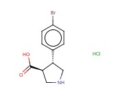 (+/-)-TRANS-4-(4-BROMO-PHENYL)-PYRROLIDINE-3-CARBOXYLIC ACID-HCL