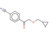 4-[2-(CYCLOPROPYLMETHOXY)<span class='lighter'>ACETYL</span>]BENZONITRILE