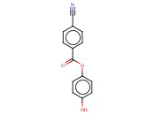 4-氰<span class='lighter'>基</span>苯<span class='lighter'>甲酸</span>-4-羟基<span class='lighter'>苯</span>酯