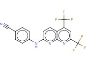 <span class='lighter'>苯</span>甲<span class='lighter'>腈</span>,4-[[5,7-二(三<span class='lighter'>氟</span>甲基)-1,8-二氮杂萘-2-基]氨基]-