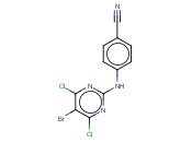 4-[(5-<span class='lighter'>溴</span>-4,6-二氯-2-嘧啶)氨基]<span class='lighter'>苯</span><span class='lighter'>甲</span><span class='lighter'>腈</span>