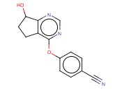 4-((7-HYDROXY-6,7-DIHYDRO-5H-CYCLOPENTA[D]PYRIMIDIN-4-YL)OXY)BENZONITRILE