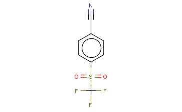 4-(三<span class='lighter'>氟</span><span class='lighter'>甲</span>磺酰基)<span class='lighter'>苯</span><span class='lighter'>甲</span><span class='lighter'>腈</span>