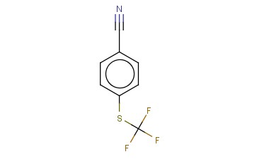 4-(三<span class='lighter'>氟</span><span class='lighter'>甲</span>硫基)<span class='lighter'>苯</span><span class='lighter'>甲</span><span class='lighter'>腈</span>
