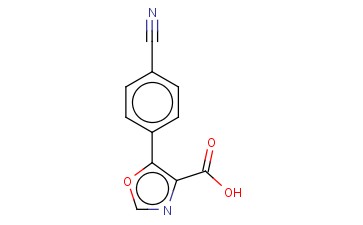 5-(4-CYANOYPHENYL)-1,3-OXAZOLE-4-CARBOXYLIC ACID
