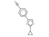 4-(4-CYANOPHENYL)-2-CYCLOPROPYLTHIAZOLE