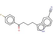 3-(4-(4-FLUOROPHENYL)-4-OXOBUTYL)-1H-INDOLE-5-CARBONITRILE