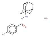 2-(1-ADAMANTYLAMINO)-1-(4-BROMOPHENYL)ETHANONE <span class='lighter'>HYDROBROMIDE</span>