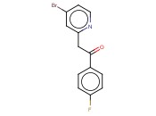 2-(4-BROMOPYRIDIN-2-YL)-1-(4-FLUOROPHENYL)ETHANONE
