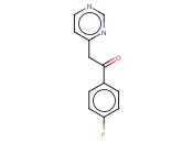1-(4-FLUORO-PHENYL)-2-PYRIMIDIN-4-<span class='lighter'>YL-ETHANONE</span>
