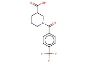 1-[4-(TRIFLUOROMETHYL)BENZOYL]-3-PIPERIDINECARBOXYLIC ACID