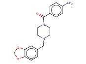 4-(4-PIPERONYLPIPERAZIN-1-YLCARBONYL)ANILINE