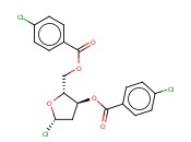 1-Chloro-2-deoxy-3,5-di-O- p-chlorobenzoyl-α-D-ribose