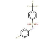 N-(4-FLUOROPHENYL)-4-(TRIFLUOROMETHYL)BENZENESULFONAMIDE