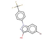 5-BROMO-1-[4-(TRIFLUOROMETHYL)PHENYL]-1H-INDAZOL-3-OL
