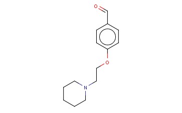 4-(2-哌啶-1-<span class='lighter'>乙</span><span class='lighter'>氧基</span>)<span class='lighter'>苯</span><span class='lighter'>甲醛</span>