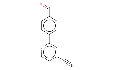 4-吡啶<span class='lighter'>甲</span><span class='lighter'>腈</span>,2-(4-<span class='lighter'>甲</span><span class='lighter'>酰</span>基苯基)-