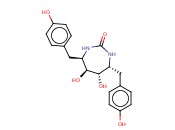 5(S),6(S)-DIHYDROXY-4(R),7(R)-BIS-(4-HYDROXY-BENZYL)-[1,3]DIAZEPAN-2-ONE