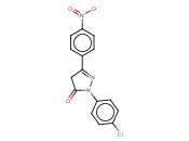 2-(4-CHLOROPHENYL)-5-(4-NITROPHENYL)-4H-PYRAZOL-3-ONE