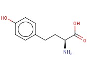 (S)-2-<span class='lighter'>AMINO</span>-4-(4-HYDROXY-PHENYL)-<span class='lighter'>BUTYRIC</span> ACID