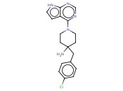 4-PIPERIDINAMINE,4-[(4-CHLOROPHENYL)METHYL]-1-(7H-PYRROLO[2,3-D]PYRIMIDIN-4-YL)-