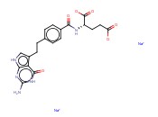 L-GLUTAMIC ACID, N-[4-[2-(2-<span class='lighter'>AMINO-4,7-DIHYDRO-4-OXO-3H-PYRROLO</span>[<span class='lighter'>2,3-D</span>]<span class='lighter'>PYRIMIDIN-5-YL</span>)ETHYL]BENZOYL