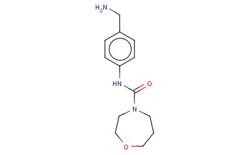 N-[4-(AMINOMETHYL)PHENYL]-1,4-OXAZEPANE-4-CARBOXAMIDE