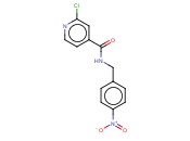 2-CHLORO-N-(4-NITRO-BENZYL)-<span class='lighter'>ISONICOTINAMIDE</span>