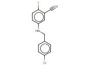 5-([(4-CHLOROPHENYL)METHYL]AMINO)-<span class='lighter'>2-FLUOROBENZONITRILE</span>