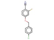 4-[(4-CHLOROPHENYL)METHOXY]-<span class='lighter'>2-FLUOROBENZONITRILE</span>