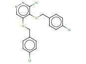 3-CHLORO-4,5-BIS[(4-CHLOROBENZYL)SULFANYL]PYRIDAZINE