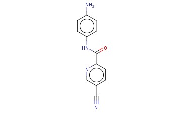 N-(4-AMINOPHENYL)-5-<span class='lighter'>CYANOPYRIDINE</span>-2-CARBOXAMIDE