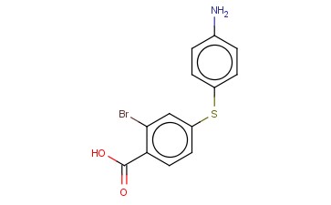 4-(4-AMINOPHENYLTHIO)-<span class='lighter'>2-BROMOBENZOIC</span> ACID