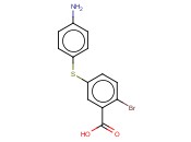 5-(4-AMINOPHENYLTHIO)-<span class='lighter'>2-BROMOBENZOIC</span> ACID
