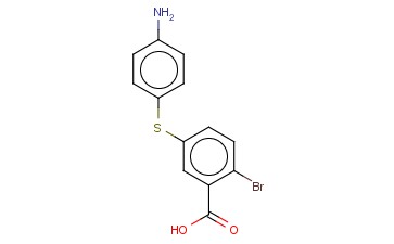 5-(4-AMINOPHENYLTHIO)-<span class='lighter'>2-BROMOBENZOIC</span> ACID