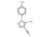 5-<span class='lighter'>氨基</span>-1-(4-<span class='lighter'>氨基</span><span class='lighter'>苯</span>)-1H-吡唑-4-甲腈