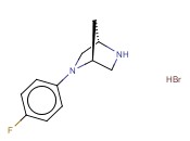 (1S,4S)-(？)-2-(4-氟苯基)-2,5-二氮杂二环[2.2.1]癸酸<span class='lighter'>氢溴酸盐</span>