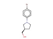 3-PYRROLIDINEMETHANOL, 1-(4-BROMOPHENYL), (3R)-