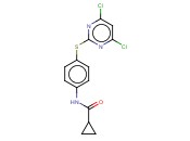 [4-(4,6-二氯嘧啶<span class='lighter'>基</span>-2-<span class='lighter'>磺</span><span class='lighter'>酰</span><span class='lighter'>基</span>)苯基L]<span class='lighter'>甲</span>胺环丙羧酸